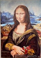 Tavla Mona Lisa Canvas 50x70 cm